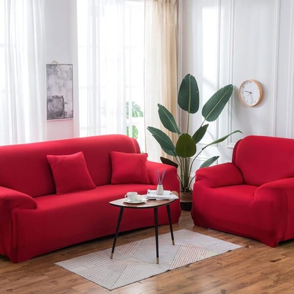 protector mueble rojo sofa